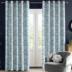 Skinnydip Clouds Made To Measure Curtains Blue