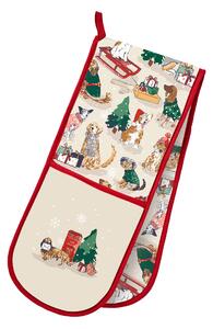 Ulster Weavers Merry Mutts Oven Glove Red
