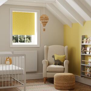 Sunny Blackout Roller Blind Yellow