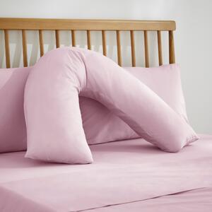 Pure Cotton V-Shaped Pillowcase Baby Pink