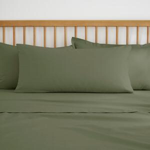 Pure Cotton Large Body Pillowcase Olive