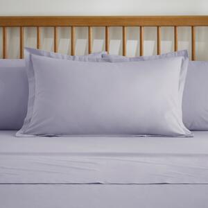 Pure Cotton Oxford Pillowcase Lilac