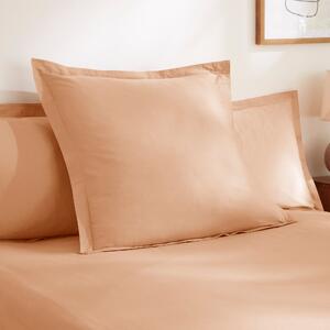 Soft Washed Recycled Cotton Continental Pillowcase Apricot