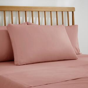 Pure Cotton Box Pillowcase Dusty Pink