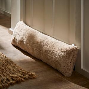 Dunelm Taupe Brown Teddy Bear Draught Excluder 22cm X 88cm Teddy Taupe