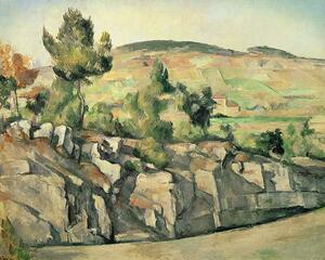 Paul Cezanne - Fine Art Print Hillside in Provence, c.1886-90, (40 x 30 cm)