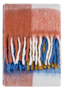 Alba Faux Mohair Wool Blend Sofa Throw | Multicoloured | Roseland