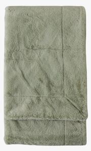 Swaddler Faux Fur Throw in Pale Green Small
