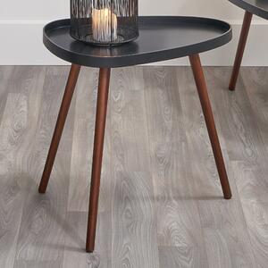 Pacific Clarice Pine Wood Side Table Grey