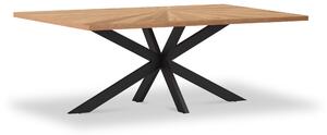 Sunburst Oak 210cm 6-8 Seater Dining Table | Roseland