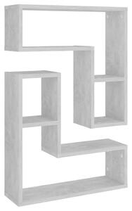 Wall Shelf 2 pcs Concrete Grey 50x15x50 cm Engineered Wood