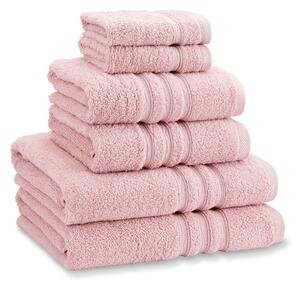 Catherine Lansfield Zero Twist Six Towel Bale Pink