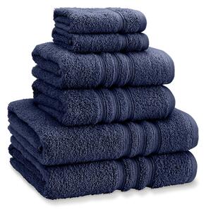 Catherine Lansfield Zero Twist Six Towel Bale Navy Blue