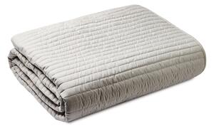 Bianca Quilted Lines 220cm x 230cm Bedspread Silver