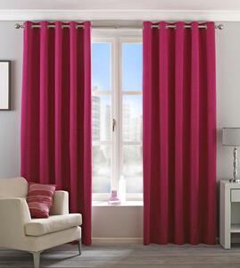 Eclipse Ready Made Lined Eyelet Curtains Pink
