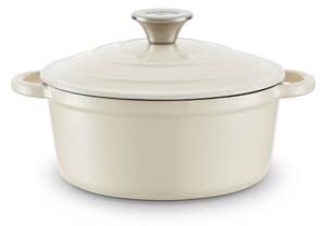 Foundry 20cm Round Casserole Cast Iron Cream
