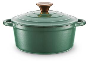 Foundry 20cm Round Casserole Cast Iron Green