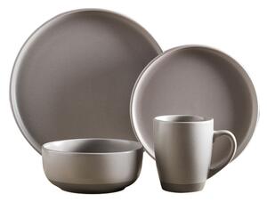 Avena 16 Piece Dinnerware Set Grey