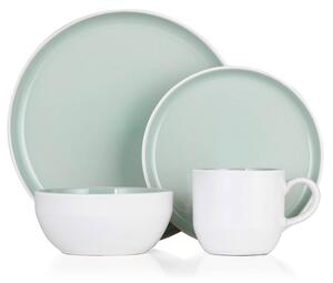 Oslo 16 Piece Dinnerware Set Green