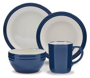 Foundry 16 Piece Dinnerware Set Blue