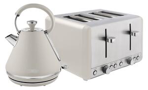 Tower Cavaletto 4 Slice Toaster & Kettle Set Latte