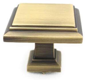 Art Deco Square Kitchen Cabinet Knob