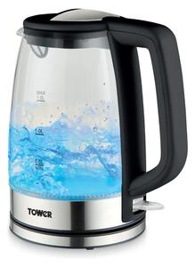 Tower Presto 1.7 Litre Glass Kettle Black
