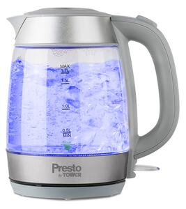 Tower Presto 2200W 1.7L Glass Kettle Grey