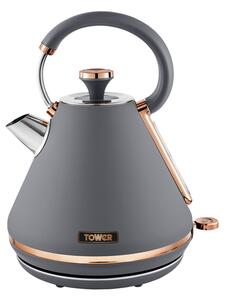 Tower Cavaletto 3KW 1.7 Litre Pyramid Kettle Grey