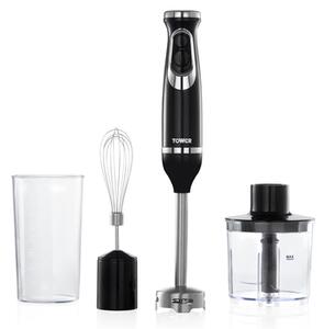 Tower 600W 4 in 1 Hand Blender Black