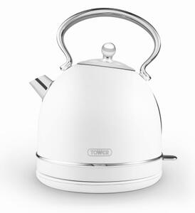 Tower Heritage 1.7 Litre Dome Kettle White