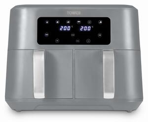 Tower Vortx 8.5 Litre Dual Basket Air Fryer Grey