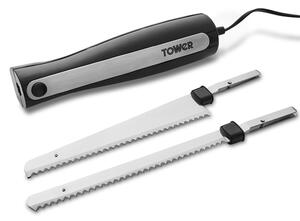Tower Electric Knife with fork and black case