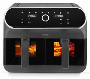 Tower Elite 8 Litre Dual Basket Air Fryer Graphite