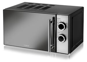 Tower 800W 20 Litre Manual Microwave Black