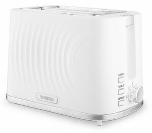 Tower Sonar 2 Slice Textured Toaster White