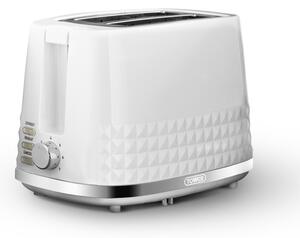 Tower Solitaire 2 Slice Toaster White