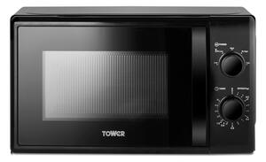 Tower 20 Litre 700W Manual Microwave Black