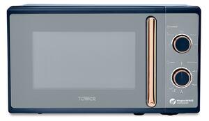 Tower Cavaletto 20 Litre Manual Microwave Midnight Blue
