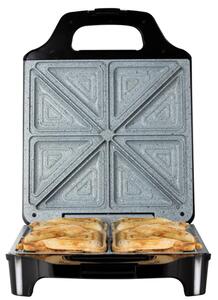 Tower Cerastone 4 Slice Deep Fill Sandwich Maker Black