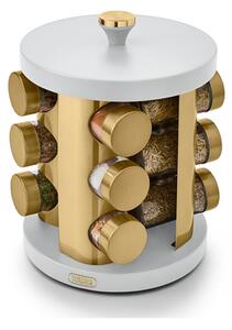 Tower Cavaletto 12 Jar Rotating Spice Rack Optic White