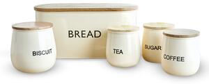 Tower 5 Piece Kitchen Storage Set Chantilly Cream