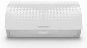 Tower Solitaire Roll Top Bread Bin White