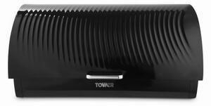 Tower Sonar Bread Bin Black