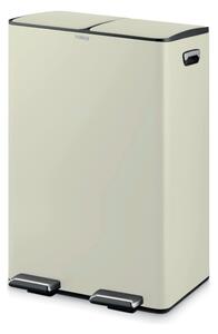 Tower 60 Litre Recycling Pedal Bin Cream