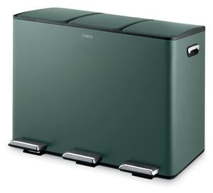 Tower 45 Litre Recycling Pedal Bin Forest Green