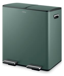 Tower 40 Litre Recycling Pedal Bin Forest Green
