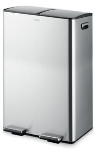 Tower 60 Litre Recycling Pedal Bin Stainless Steel