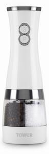 Tower Duo Electric Salt And Pepper Mill White
