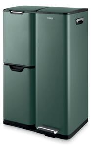 Tower 60 Litre Recycling Pedal Bin Forest Green